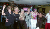 Fun for seniors — group at indoor event